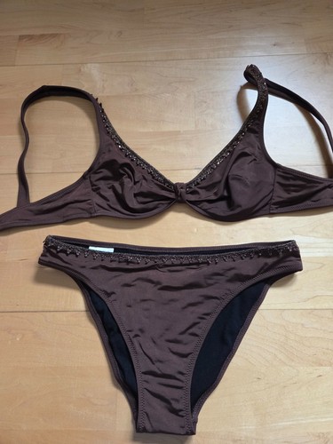 Perla bikini schokobraun - la, in