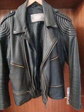 Motorrad-Lederjacke Gr. 52