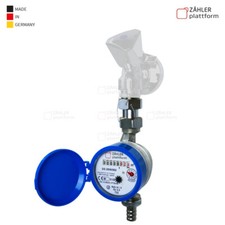 Garten Zapfhahnzähler Wasserzähler 1/2" 110mm Eichung 2025 Wasseruhr frostsicher