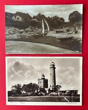 2 x AK VITT ARKONA auf Rügen um 1930 Boote und Leuchtturm    ( 144533