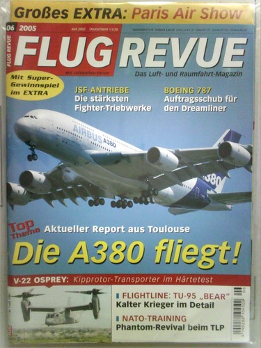 Flug revue juni - flug, mit