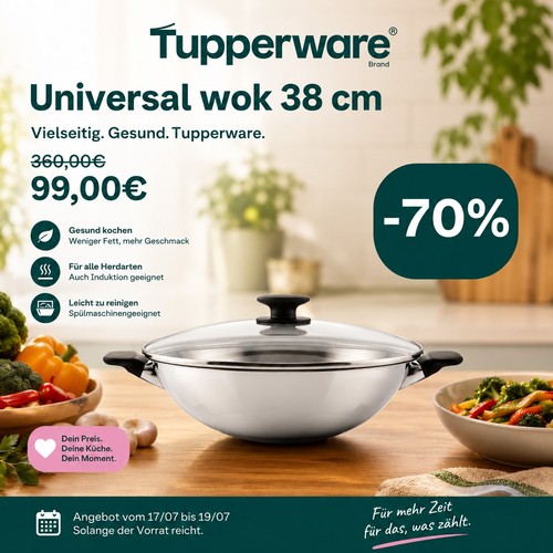 Tupperware universal serie wok - universal,