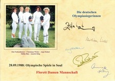 Fechten 1988: Anja Fichtel & Sabine Bau & Zita Funkenhauser & Weber & Klug