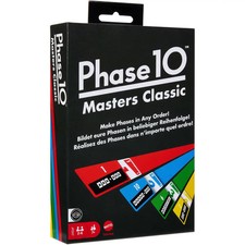 Phase 10 Masters Classic Kartenspiel, an Rommé angelehntes Familienspiel für 2 b