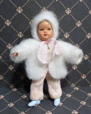 Vintage  Caco  Biegepuppe Kind