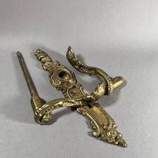 Türklinke Türblatt mit Griff Gründerzeit antik 1900 Türbeschlag Rokoko