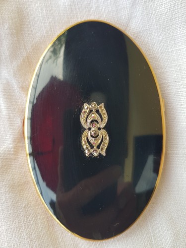 Vintage puderdose compact - vintage,