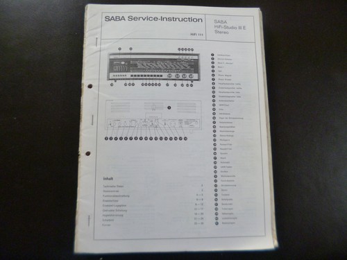 Original service manual - original,