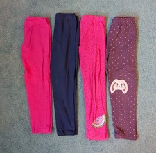 4 X Leggings  Gr. 110 / 116 *