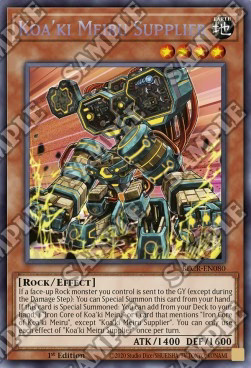 Yugioh koa meiru - yugioh, supplier