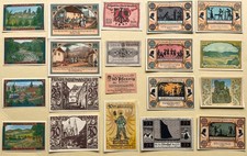 Notgeld -Sammlung  20 Stück