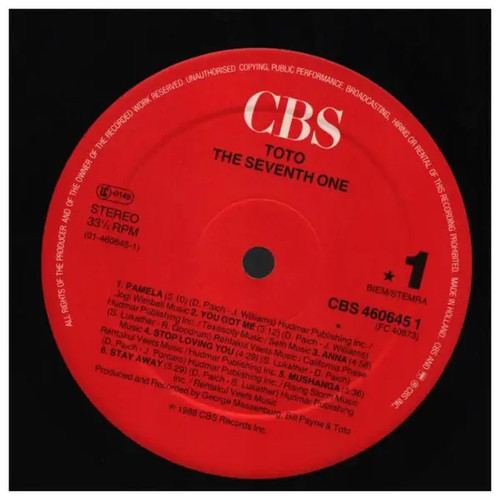 Toto the seventh one - toto, cbs