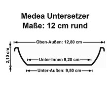 Untersetzer in rund 19