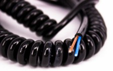 Spiralkabel 2x1mm² PUR