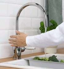 KEA INSJON Küchenarmatur / Wasserhahn mit Sensor, verchromt Brandneu