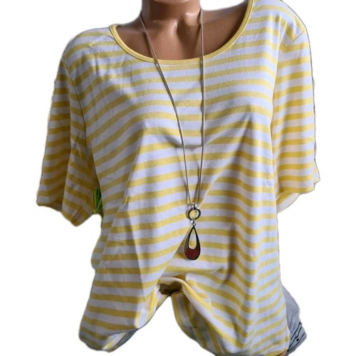 Sheego shirt tunika kurzarm - shirt,