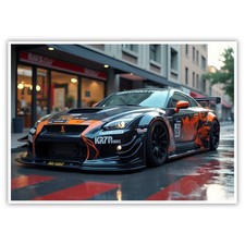 Fahrzeug Auto A4 Kunstdruck