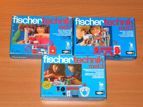 Fischertechnik motor mot - mot.1, +