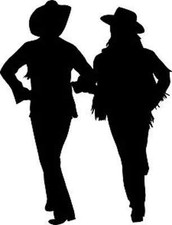 Ta8  Aufkleber Wandtattoo Tanzen Linedance 20 cm