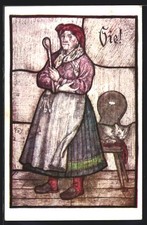 Künstler-AK Heinz Schiestl