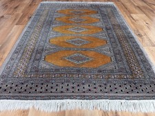 Schöner Feiner Handgeknüpfter Perser Orientteppich Buchara Jomut 140x97cm #99