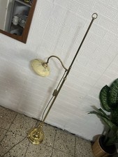Marmor Optik verstellbare Jugendstil Messing-metall Stehlampe Gold  Lampe  Bogen