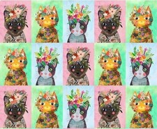 FREE SPIRIT  Katzen Blumen