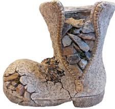 Pflanztopf-Stiefel aus
