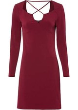 Kleid mit Zierbändern Gr