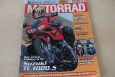 1) Motorrad 26/1996 - Suzuki TL 1000 S mit 125PS  - Bimota 500 Vdue Motor sezie