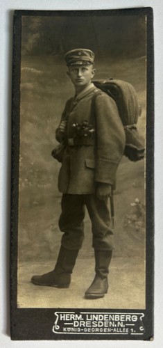 Cdv portrait sachsen - cdv, soldat