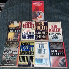Lot of 9 Ken Follett books
