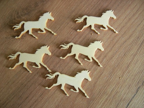 Pferd aus holz deko - holz,