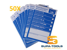 50 x ATE brake fluid sticker