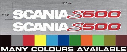 Scania s500 fensteraufkleber - scania,