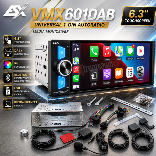 Esx vmx601dab universal din - vmx601dab, 1-din