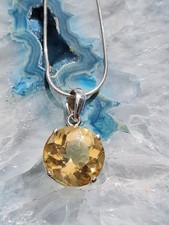 Geschenkset: Citrin Anhänger