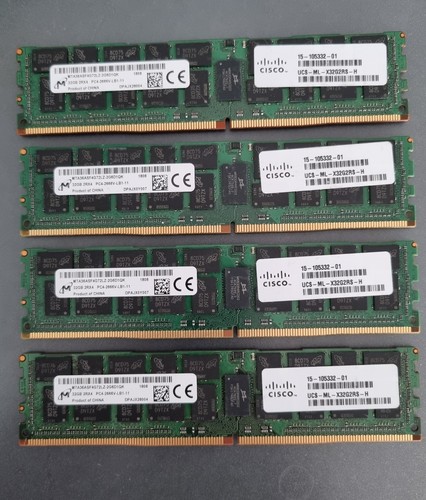 128gb cisco ddr4 2666 - 128gb, (4x32gb)