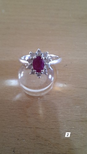 Ring mit rubin aus - rubin,