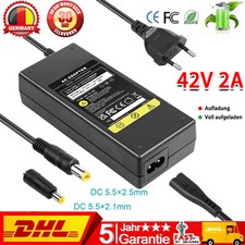 Akku Ladegerät Netzteil 42V 2A für 36V Pedelec EBike Scooter Fahrrad Rundstecker