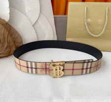 Burberry Karo und Leder Wende