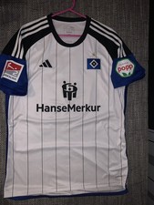 HSV Trikot, Hamburger SV, Oliveira L mit Unterschrift, 2023/2024 