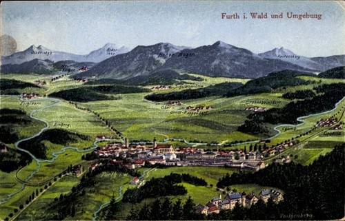 Furth wald oberpfalz - ak,