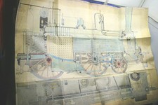 Typenzeichnung Eilzuglokomotiven B9 Blatt 2 (EE028) FAKSIMILE Eisenbahn Archiv V