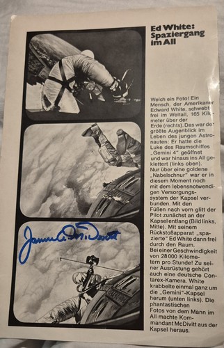 Autogramm james mcdivitt - james,