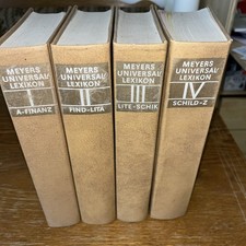 Meyers Universal Lexikon Band 1-4 DDR  1.Auflage 1978