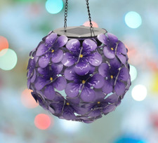 2 x LED Solarleuchte Blume