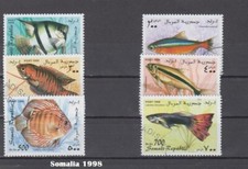 Zierfische Somalia 1998 Scalar Neon Diskus Fadenfisch