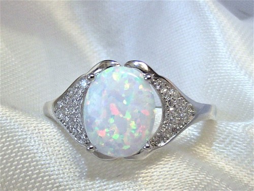 Ring edelstein feuer - edelstein, lab