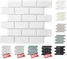 Retro Fliesen Metro Mosaikfliesen Maueroptik Küchenfliesen Bad Dusche Wandfliese